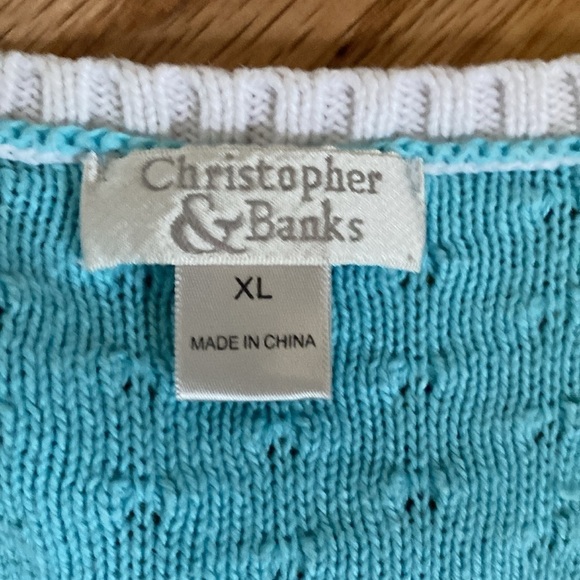 Vintage Y2K 90s Patchwork Cardigan Sweater Womens XL Cotton Pastels Cottagecore - Picture 7 of 11